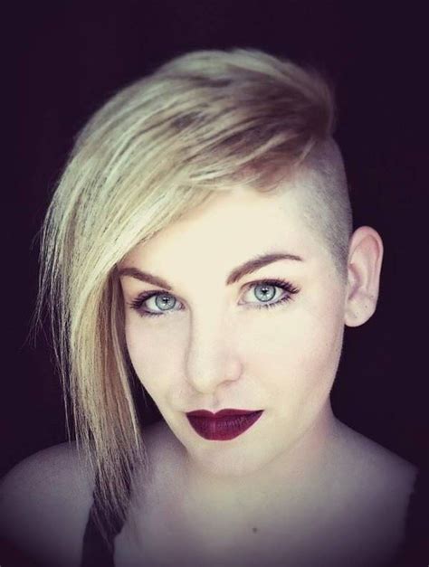 Bold Shaved Hairstyles For Women With Images Half Shaved Hair