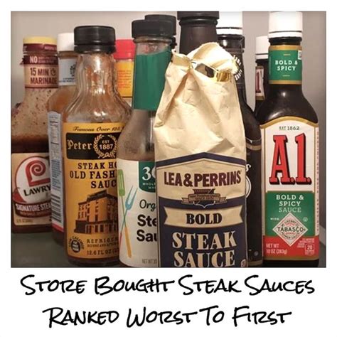 Where Once Upon A Time Choosing A Steak Sauce At The Grocery Store