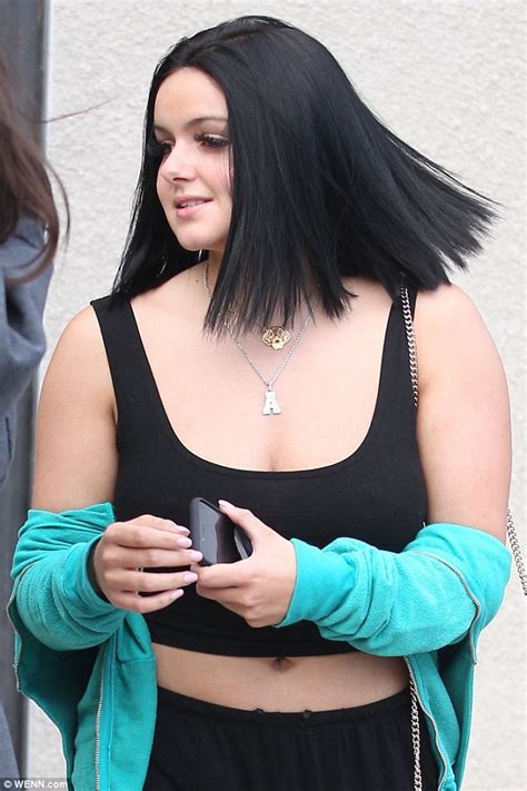 Ariel Winter Wears Cleavage Baring Top Out And About Daily Mail Online