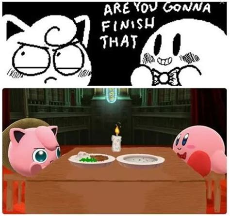 Kirby And Jigglypuff Super Smash Brothers Know Your Meme