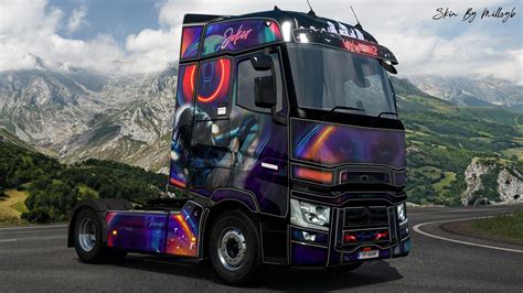 Joker Renault T Range Skin V Ets Euro Truck Simulator Mods American Truck Simulator Mods