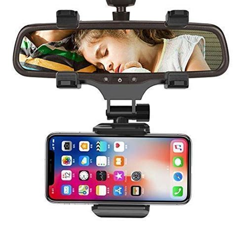 Ceuta 2022 Rearview Mirror Phone Holder For Car Multifunctional