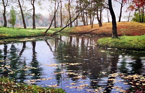 River By Alexei Adamov Painting Painting Gallery Fine Art Painting
