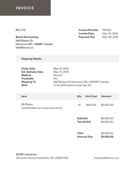 What Is An Invoice Example And Template