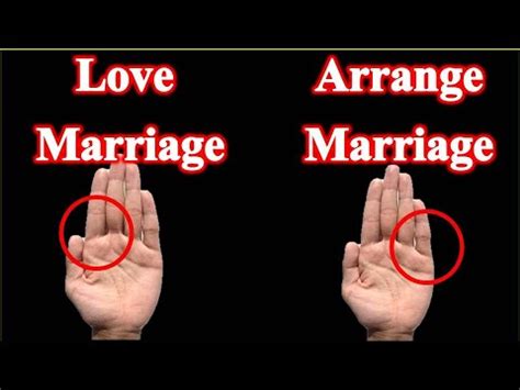 Marriage By Hand Line Palmistry