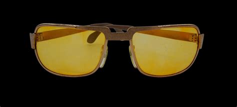 Elvis Presleys Neo Style Yellow Lens Sunglasses