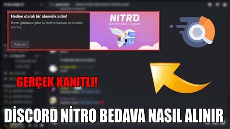 Discord Nitro Hilesi Kanitli Youtube