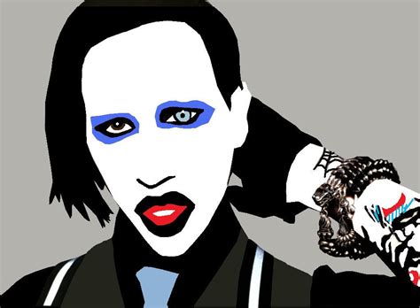 Marilyn Manson Pop Art By Wholigan69 On Deviantart
