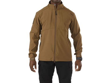 511 Mens Sierra Softshell Jacket Polyester Battle Brown Medium