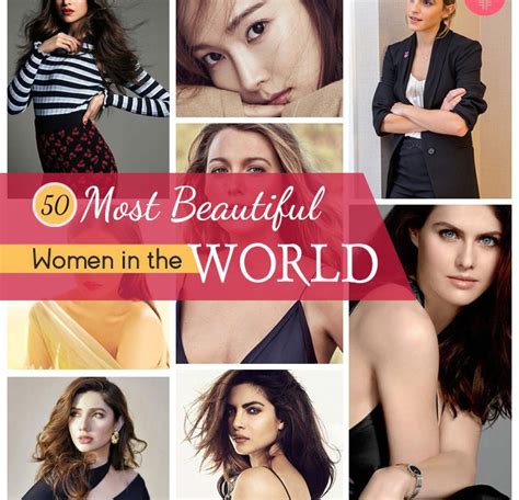 Top 50 Most Beautiful Women In The World Qubscribe