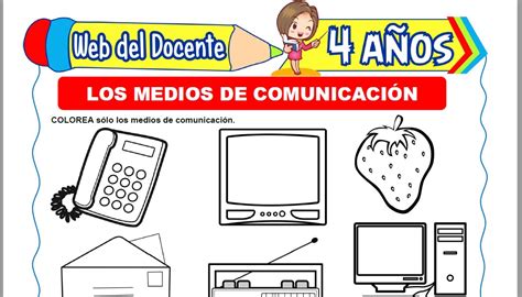 Cuales Son Los Medios De Comunicación Para Niños De 4 Años