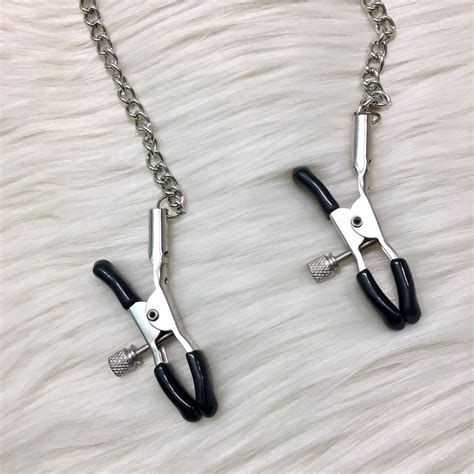 Nipples Clamp Nipples Body Jewerly Bdsm Gift For Her Etsy