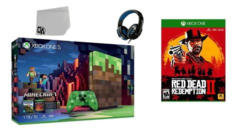 Microsoft Xbox One S Minecraft Limited Edition 1tb Gaming Console With