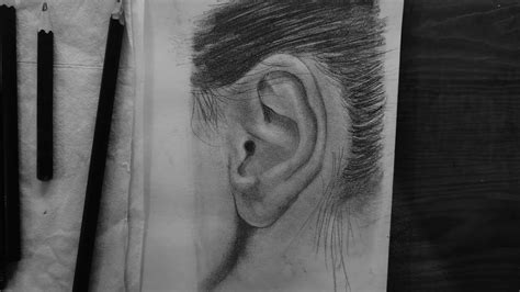 How To Draw Ear 👂👂 Youtube