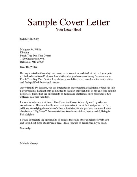 Sample cover letter for lecturer position in university. Sample Cover Letter For Applying Lecturer Position ...