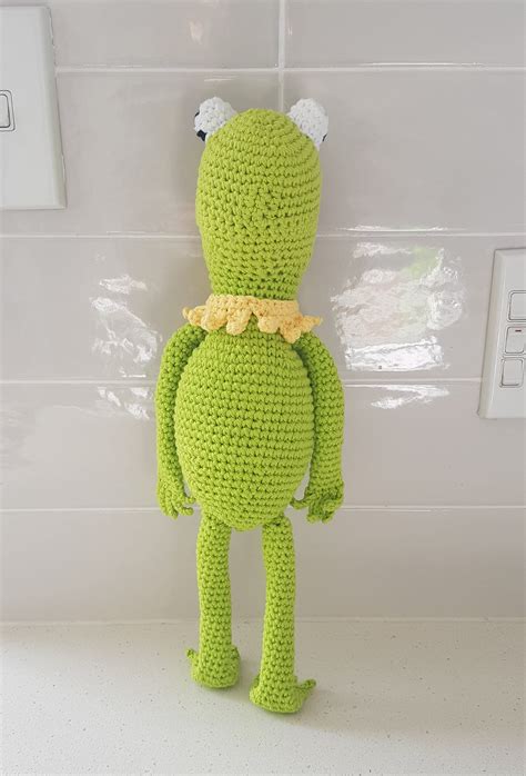 Hand Crocheted Kermit The Frog