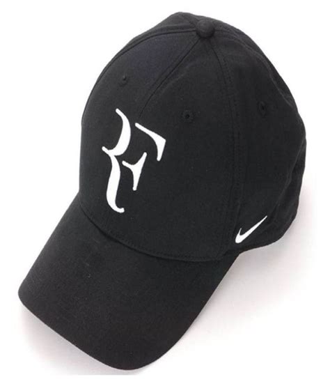 Fas Nike Roger Federer Black Cotton Caps Buy Online Rs Snapdeal