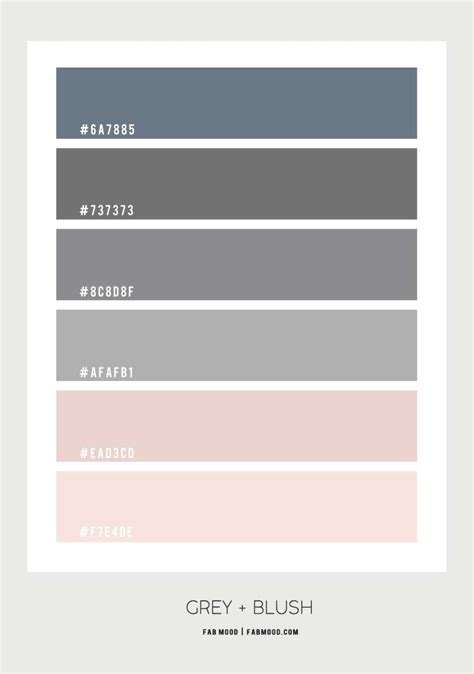 Find a great color palette from color hunt's curated collections. Pink and grey bedroom color palette