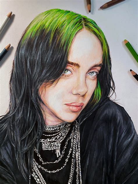 The billie eilish wiki is the free encyclopedia and a collaborative community website that provides details of the american alt pop singer billie eilish, including you, can edit! My drawing of Billie Eilish :) : drawing