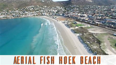 Fish Hoek Beach Cape Town Aerial View Youtube