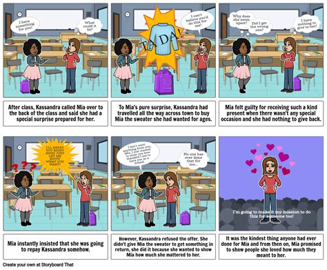 Act Of Kindness Storyboard Por 55378b18