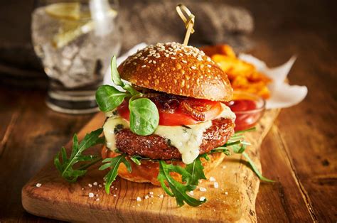 A vegan burger which 'bleeds' will soon be on the menu in London ...
