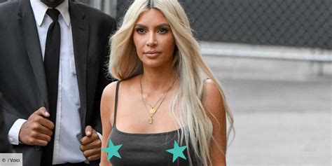 Photos Kim Kardashian Sans Soutien Gorge Et Frigorifiée Dans Un Top