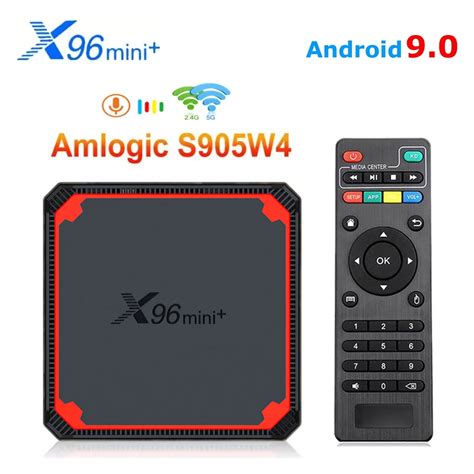 New X96 Mini Plus Smart Tv Box Android 90 Tv Box Amlogic S905w4 Quad
