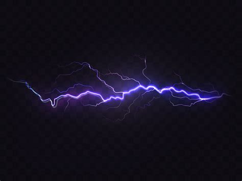 Realistic Lightning Bolt Svg