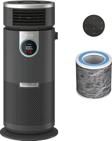 Shark 3 In 1 Air Purifier Heater And Fan With Nanoseal Hepa Cleansense
