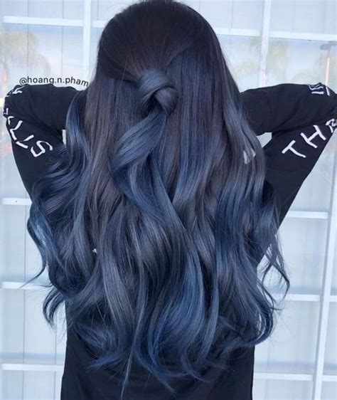 15 Best Blue Hairstyles For A Marine Touch In Your Look Blue Ombre Hair Silver Hair Color