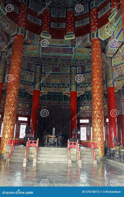 Inside The Temple Of Heaven Beijing Stock Photo Image Of Harvest