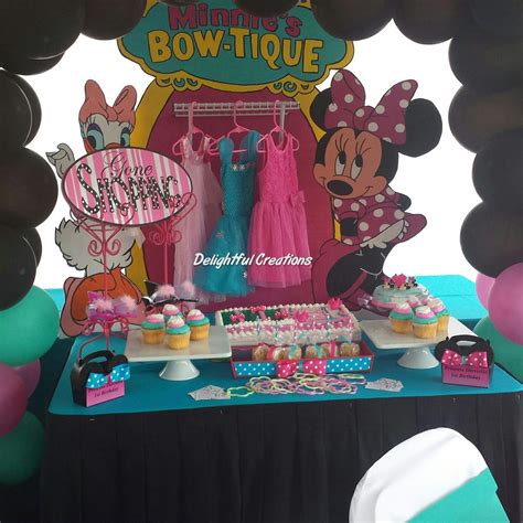 Minnie Mouse Bowtique Birthday Party Ideas Photo 1 Of 4 Catch My Party