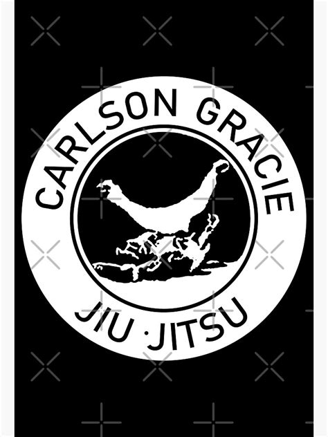Carlson Gracie Team Logo Jiu Jitsu Poster For Sale By Mlqqvexb