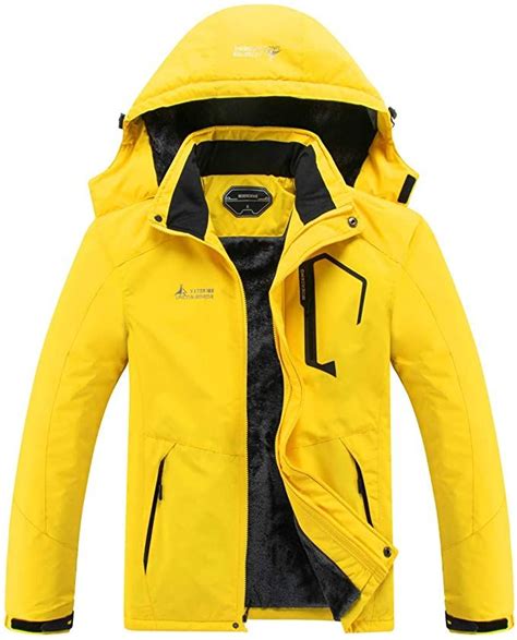 Moerdeng Mens Waterproof Ski Jacket Warm Winter Snow Coat Mountain