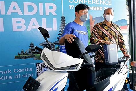 Sediakan Penukaran Baterai Motor Listrik Swap Indonesia Dan Circle K