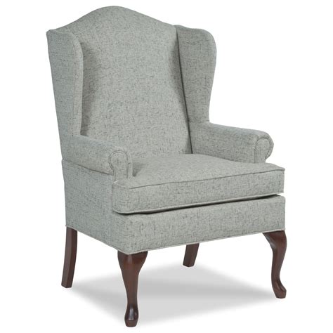 Fairfield Chairs 5118 01 Wing Chair With Cabriole Front Legs Upper