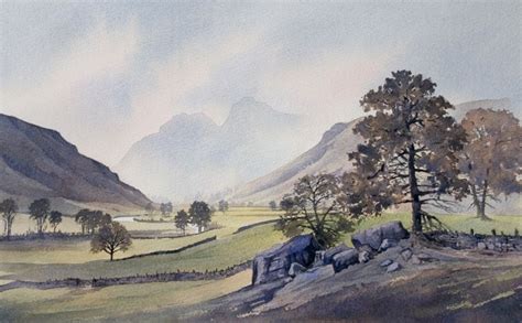 Gallery Landscape Watercolour Paintings Of Snowdonia The Lake