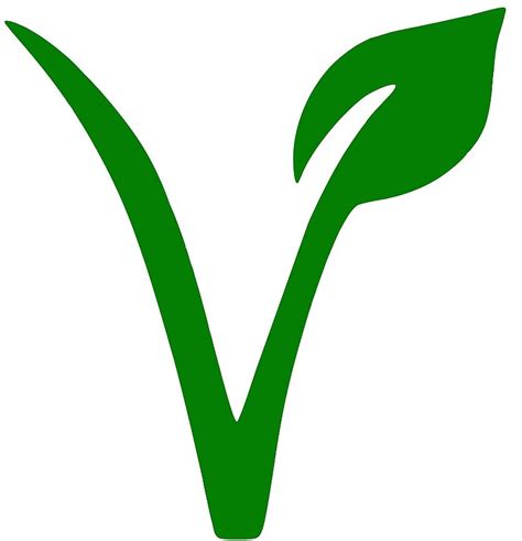 Vegan V Symbol By Balewis Redbubble