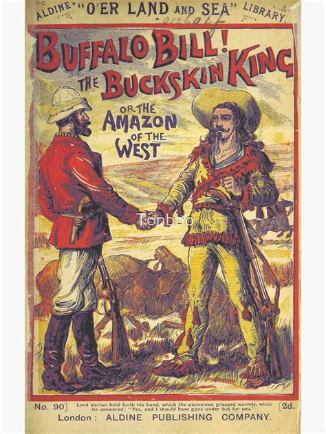 Amazon Of The West Buffalo Bill Book Cover Sticker For Sale By