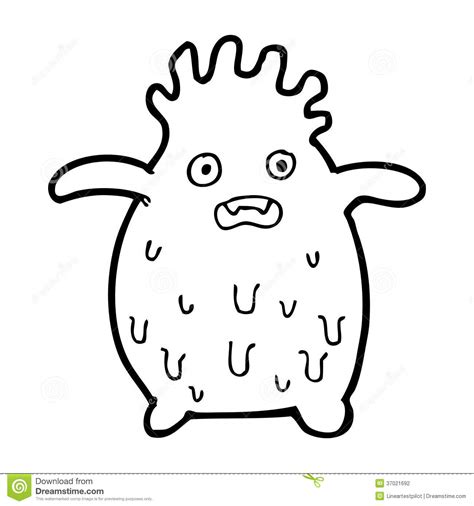Cartoon Funny Slime Monster Stock Photography Image