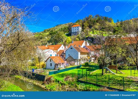 Colorful Landscape In Krapina Zagorje Region Stock Photo Image Of