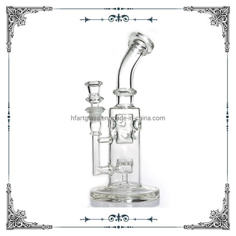 Mothership Straight Fab Glass Water Pipe Honeycomb Jet Perc Hookah Glass Smoking Pipes