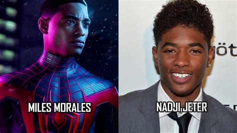Spider Man Miles Morales Voice Actors Youtube