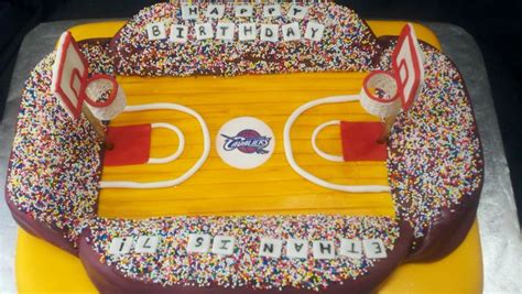Basketball Court Cake — Basketball Nba Basketball Birthday Cake Novelty Birthday Cakes