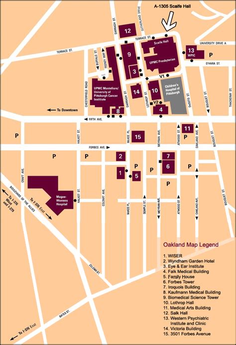 Shadyside Hospital Campus Map Images And Photos Finder
