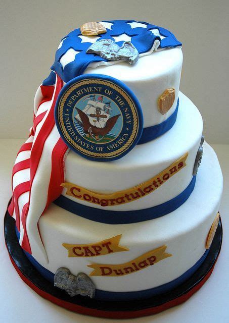 The photo booth props are really cool!! Navy Retirement | Navy cakes, Military cake, Retirement cakes