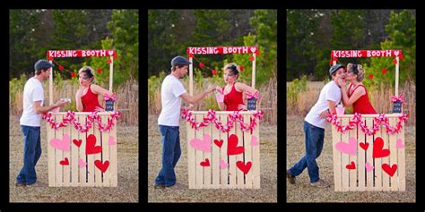 Valentines Day Photos Kissing Booth Valentines Day