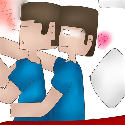 Herobrine X Steve 3 Love By Minemela On Deviantart