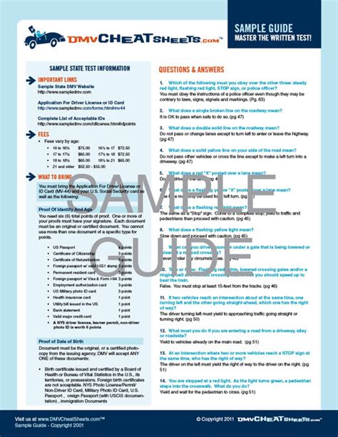 Getting your driver's license is a big deal—so why leave it to chance? California Driver's License Info, Driver's License Handbook, DMV Test -- DMV Cheat Sheets